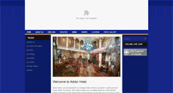 Desktop Screenshot of addar-hotel.com