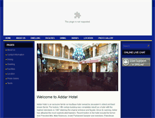 Tablet Screenshot of addar-hotel.com